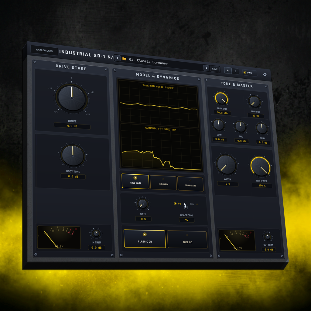 Silk Overdrive plugin UI